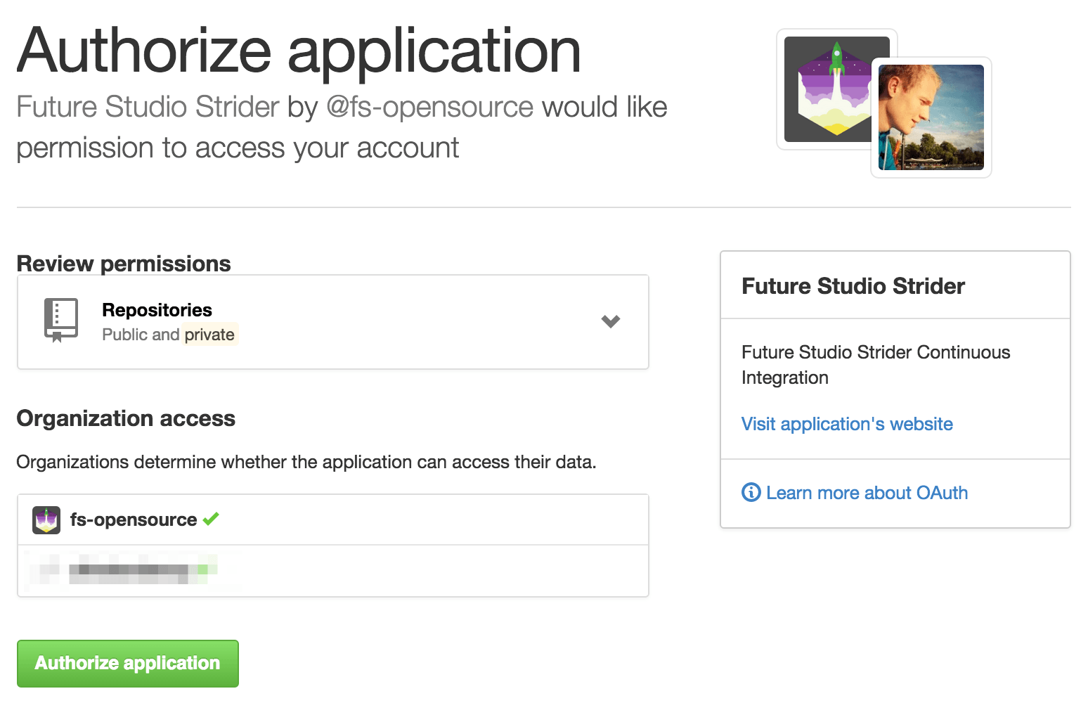 GitHub Application Access Overview